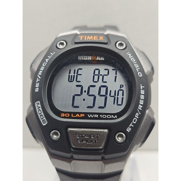 Timex Ironman Classic 30 Lap Watch 41mm Indiglo WR100M New Battery Quartz Mens - Picture 4 of 11